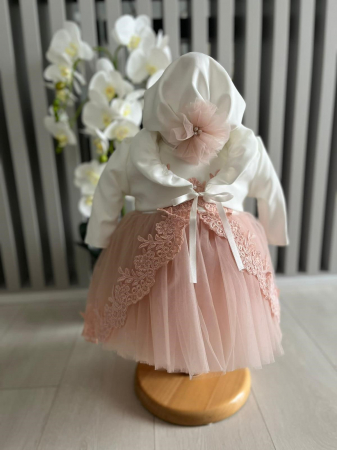 Rochita de fetite Printesa cu bolero Roz [5]