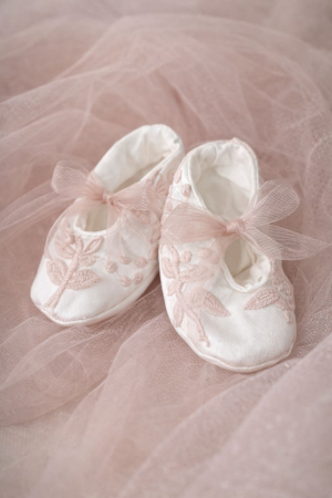 Rochita eleganta pentru bebelusi cu tulle si broderie delicata [0]