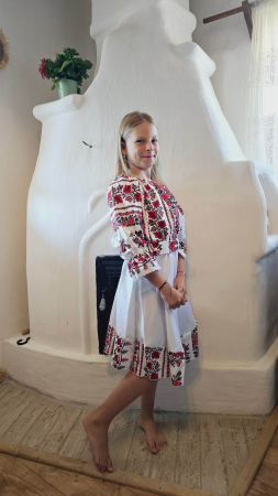 Rochii - Rochita stilizata cu motive traditionale Laura 13