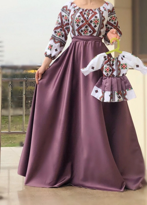 Rochii - Rochita stilizata cu motive traditionale Laura 14