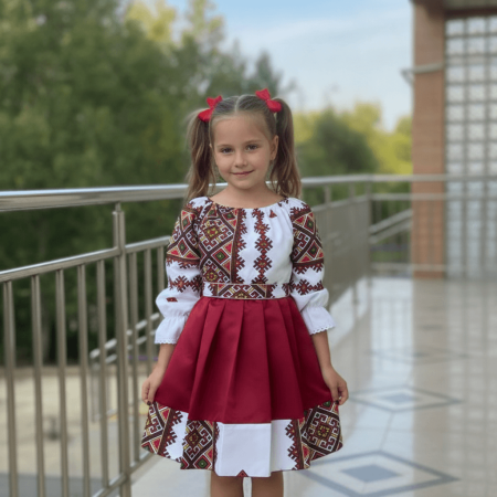 Rochii - Rochita stilizata cu motive traditionale Laura 3