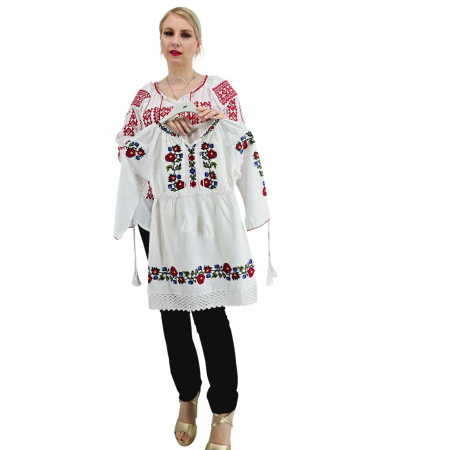 Рокли за момичета - Rochita Traditionala cu broderie Raisa 2