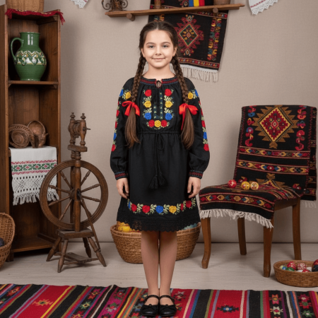 Рокли за момичета - Rochita Traditionala Magdalena 5