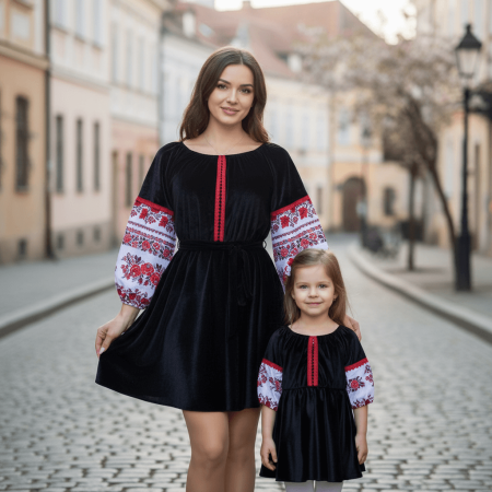 Rochii - Rochita traditionala stilizata Carolina