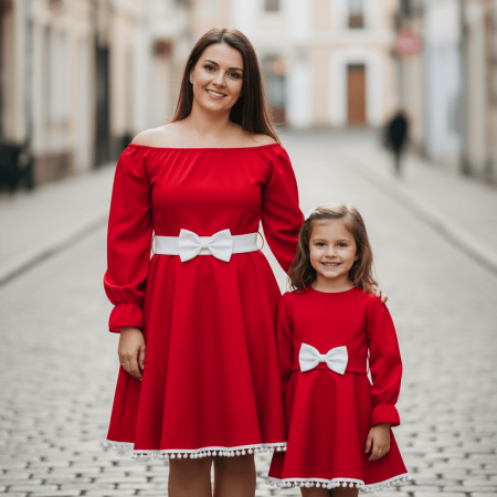 Rochii - Rochita traditionala stilizata cu Bianca