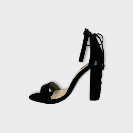 Sandale cu toc gros - Blk [1]