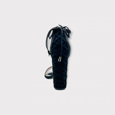 Sandale cu toc gros - Blk [2]