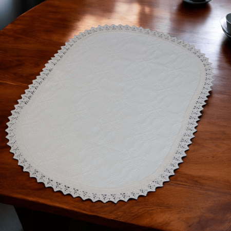 Servetel alb oval [1]
