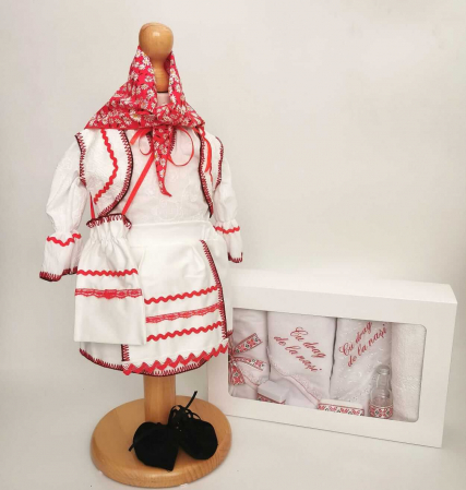 Set botez - Set Botez Traditional Muna 13 - 2 piese / costumas si cufar