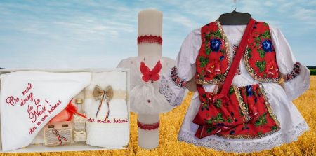 Set botez - Set Complet pentru Botez Traditional Fetite Ilinca 3