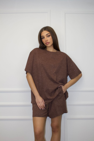 Femei - Set două piese din viscoză cu nasturi decorativi – model VENETO 5