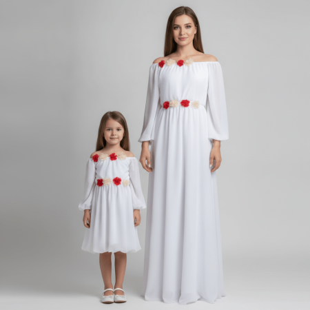 Set Rochii Mama - Fiica - Set Mama si Fiica Rochii Andreea