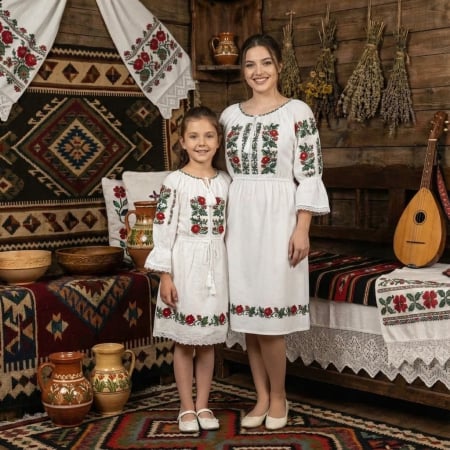 Set Traditional - Set rochii traditionale Mama si Fiica 88