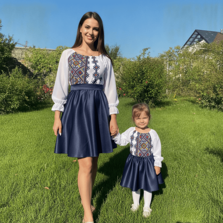 Set Rochii Mama - Fiica - Set rochii stilizate traditional Mama si Fiica 70