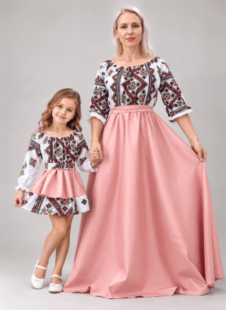 Set Rochii Mama - Fiica - Set rochii stilizate traditional -Mama si Fiica