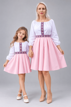 Set Rochii Mama - Fiica - Set rochii stilizate traditional - Mama si Fiica - model 7