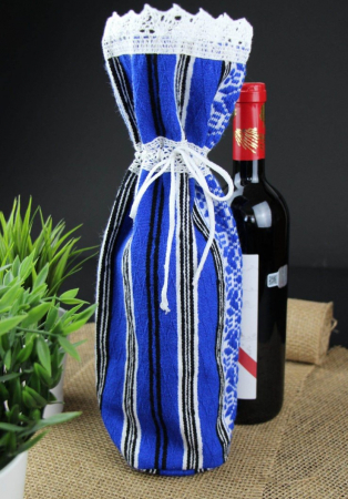 Decor pentru masă - Husa pentru sticle model traditional - diferite culori