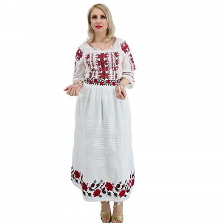Традиционни костюми - Set stilizat traditional format din ie si fusta 18