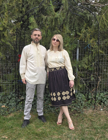 Set Traditional Cuplu 634 / Camasi traditionale cu broderie [1]