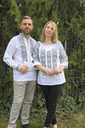 Set Traditional Cuplu 635 / Camasi traditionale cu broderie [1]