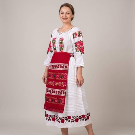 Costume populare - Set traditional dama format din 4 piese - Aniela 4