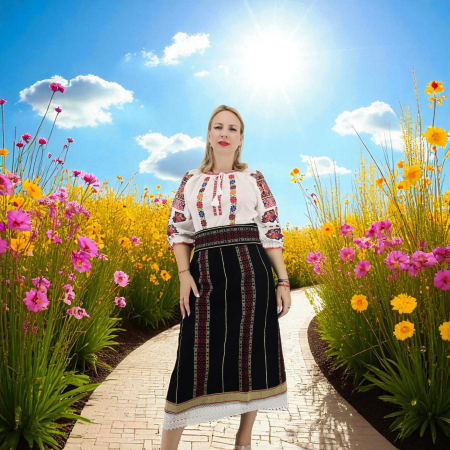 Set traditional dama format din 3 piese - Afrodita 5 [2]