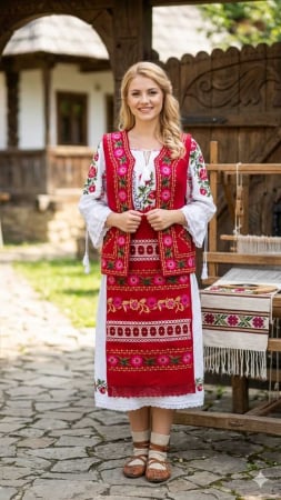 Femei - Set traditional dama format din 4 piese - Aniela