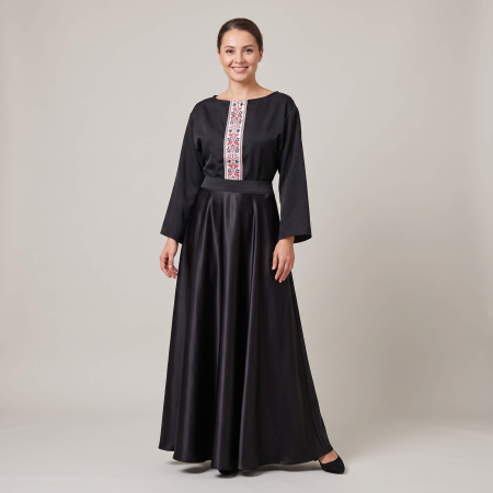 Costume populare - Set traditional format din ie, fusta si brau 144