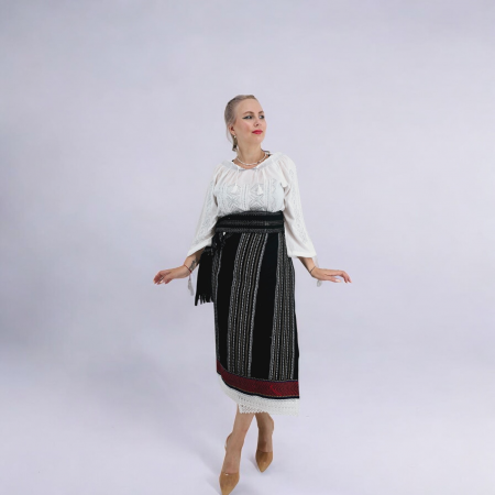 Costume populare - Set traditional format din catrinta , brau si ie Ariel 6