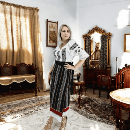 Set traditional format din catrinta , brau si ie - Hera 4 [4]