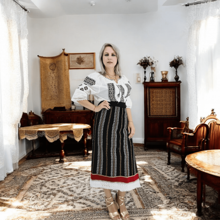 Set traditional format din catrinta , brau si ie - Hera 4 [1]