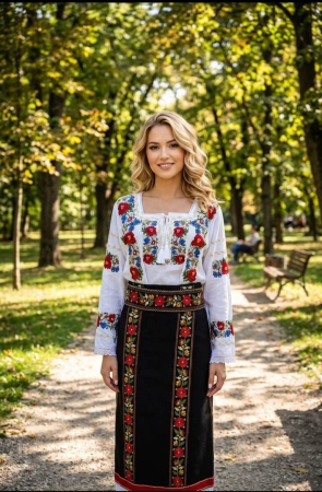 Жени - Set traditional format din catrinta , brau si ie - Suzana 3