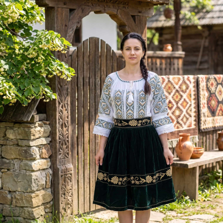 Set traditional format din fusta si vesta 58 [3]