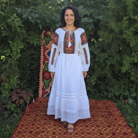 Costume populare - Set traditional format din ie , fusta 77