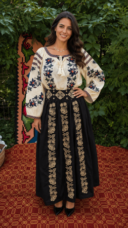 Femei - Set traditional format din ie , fusta 88