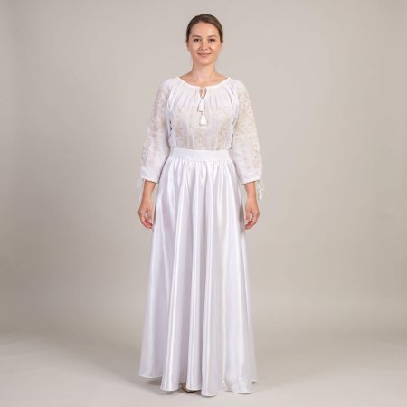Costume populare - Set traditional format din ie, fusta si brau 127
