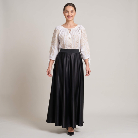 Costume populare - Set traditional format din ie, fusta si brau 131