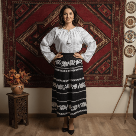 Pachete Traditionale - Set traditional format din ie si fusta 239