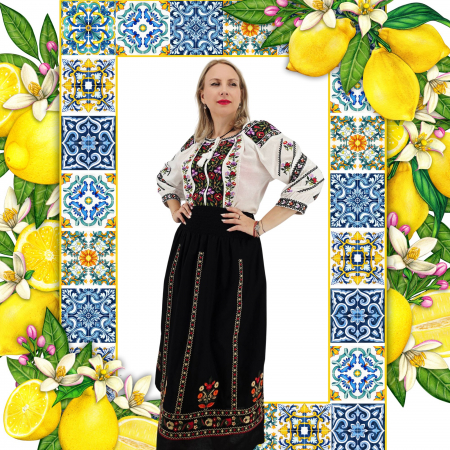 Елегантен комплект: Блуза и пола 30 [2]