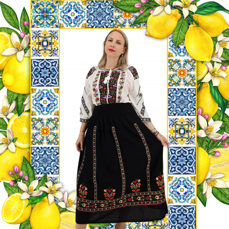 Елегантен комплект: Блуза и пола 30 [5]