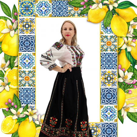 Елегантен комплект: Блуза и пола 30 [3]