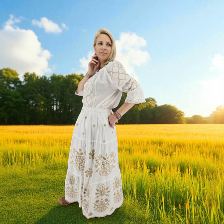 Елегантен комплект: Блуза и пола 35 [2]