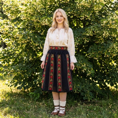 Costume populare - Set traditional format din ie si fusta 55