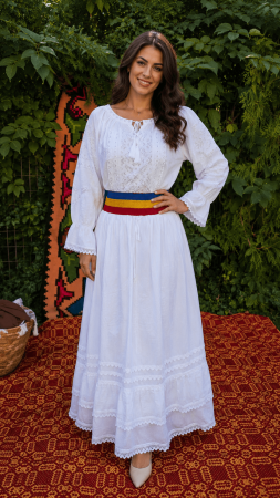 Costume populare - Set traditional format din ie , fusta 76