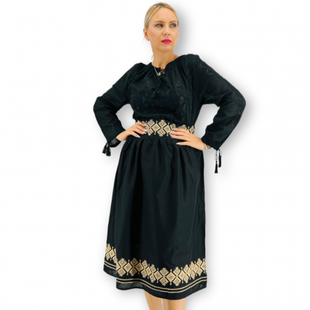 Costume populare - Set traditional format din ie si fusta VIII