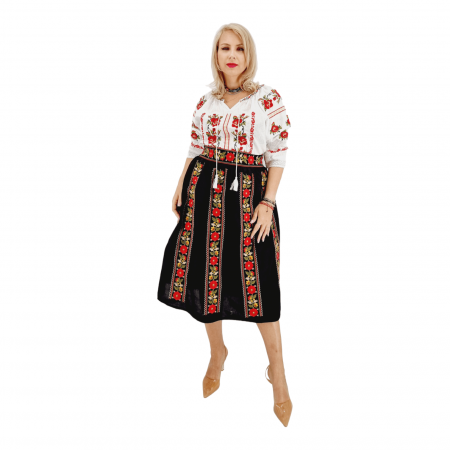 Set traditional format din ie si fusta XVII [1]