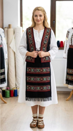 Costume - Set vesta si fote traditional Suzana