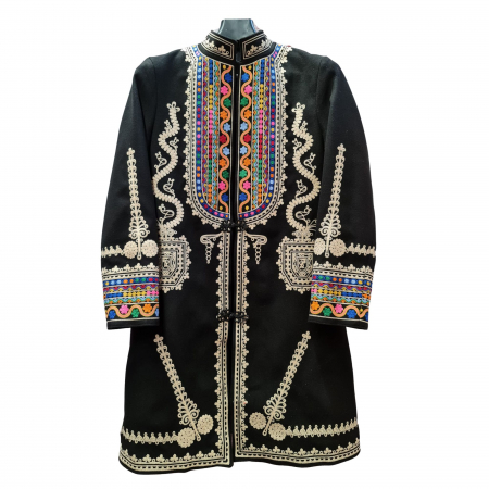 Suman Negru cu broderie Traditionala Denis [7]