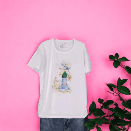 Tricouri - Tricou Dama cu Fetite Alb 15