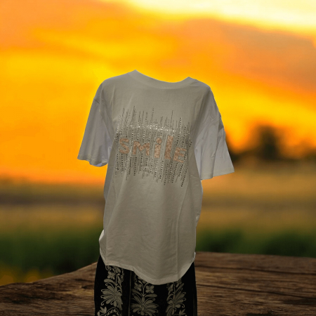 Tricou Dama Alb Smile [1]